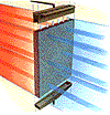 A graphic of a whole house humidifier air flow in Bowie MD