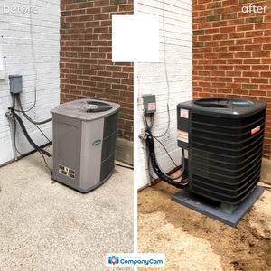 HVAC System Before & After Pictures Bowie MD