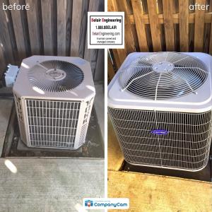 HVAC System Before & After Pictures Bowie MD