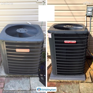 HVAC System Before & After Pictures Annapolis MD