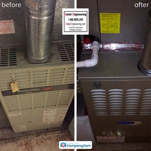 HVAC System Before & After Pictures Annapolis MD