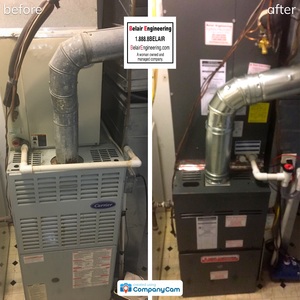 HVAC System Before & After Pictures Bowie MD