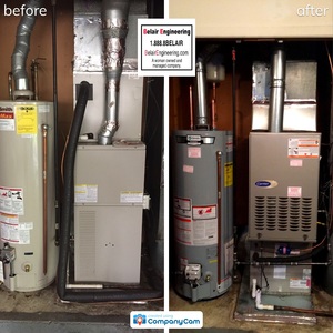 HVAC System Before & After Pictures Bowie MD