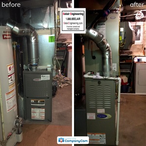 HVAC System Before & After Pictures Annapolis MD