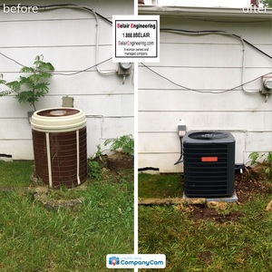 HVAC System Before & After Pictures Bowie MD