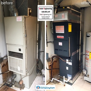 HVAC System Before & After Pictures Bowie MD