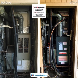 HVAC System Before & After Pictures Bowie MD