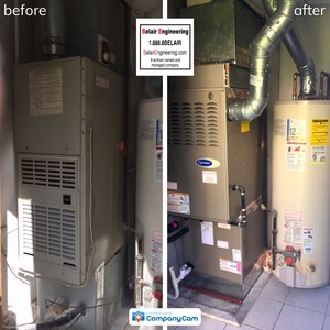 HVAC System Before & After Pictures Crofton MD