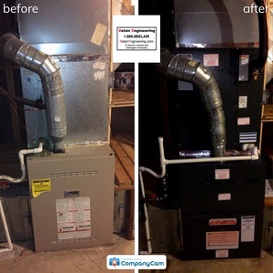 HVAC System Before & After Pictures Bowie MD