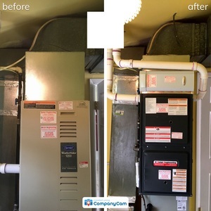 HVAC System Before & After Pictures Annapolis MD