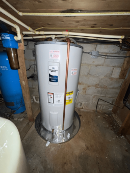 Bradford White water heater installation in Odenton